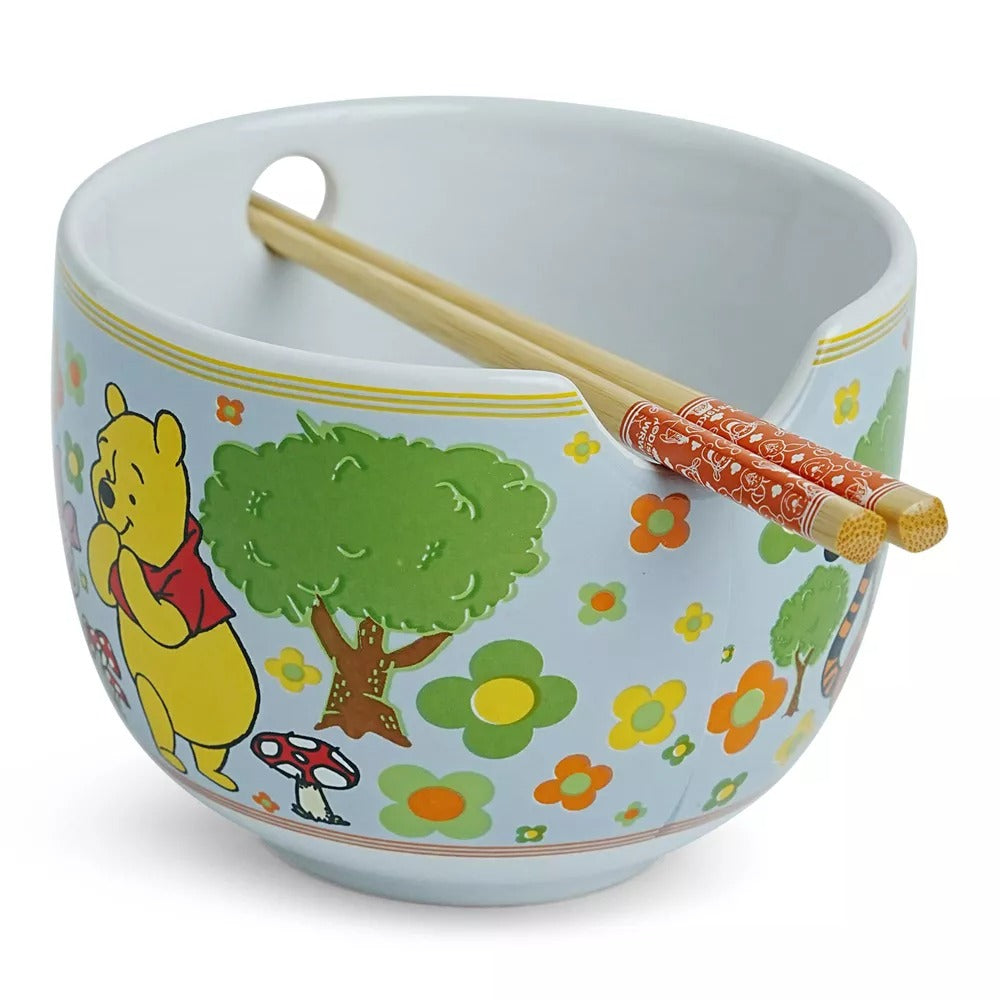 WINNIE THE POOH - DISNEY - RAMEN BOWL WITH CHOPSTICKS "FOREST"