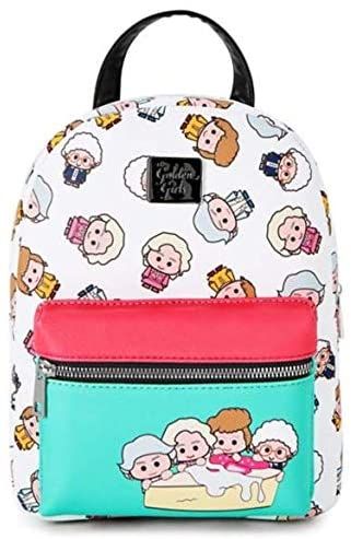 Golden Girls All-Over Print White Mini Backpack