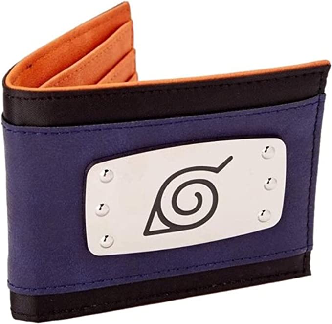 Naruto Konaha Headband Wallet Blue