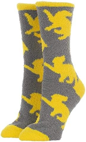 Harry Potter Hufflepuff Badger Fuzzy Socks