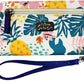 Lilo & Stitch Floral Womens Wallet Wristlet Phone Case