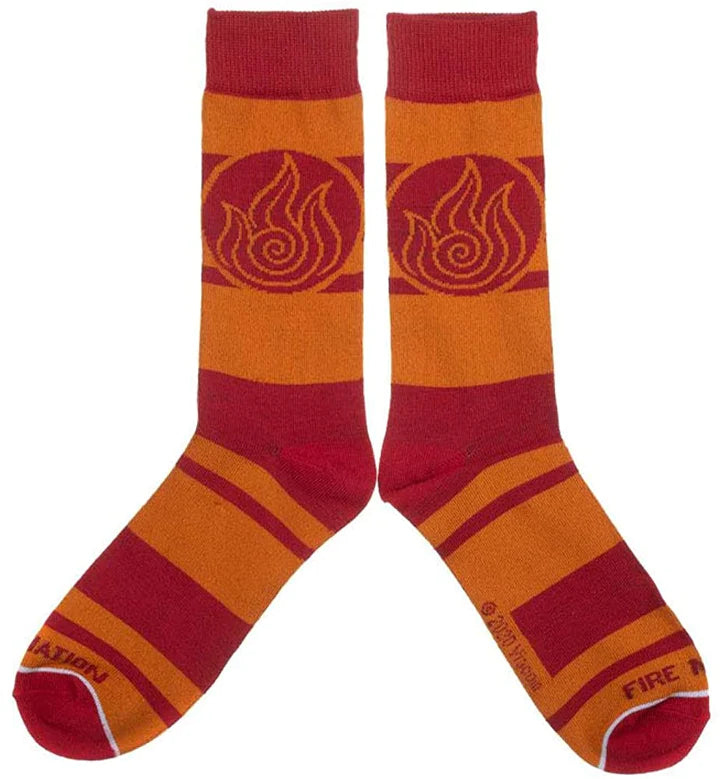 Avatar: The Last Airbender Four Nations 4-Pack Crew Socks