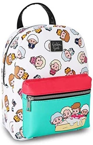 Golden Girls All-Over Print White Mini Backpack