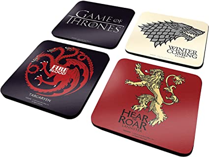 Ensemble de 4 sous-verres Game of Thrones