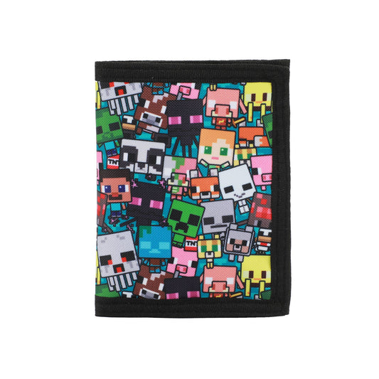 Minecraft Character Collage All Over Print Kids Trifold Wallet