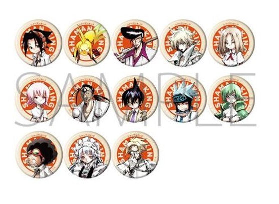 Shaman King Trading Can Badge Blind Box Collection