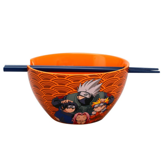 Naruto Ceramic Ramen Bowl with Chopsticks