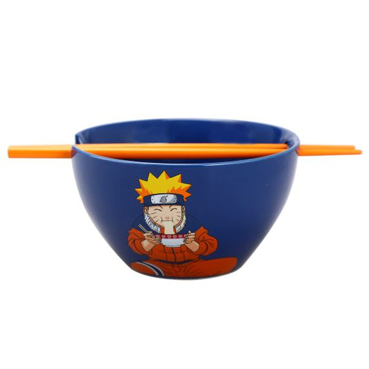Naruto Eating Ramen Noodles Ramen Bowl with Chopsticks