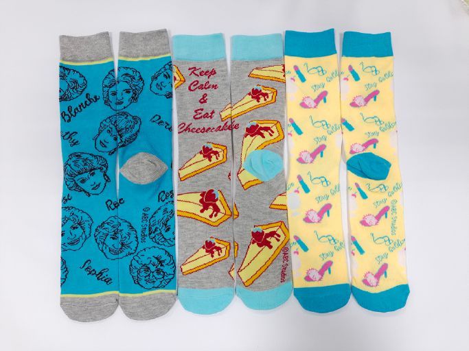 Coffret cadeau de 3 paires de chaussettes Golden Girls