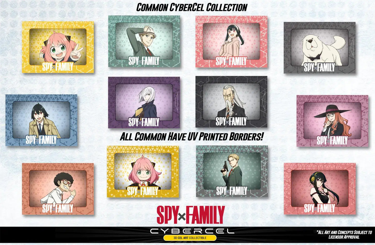 Spy x Family Cybercel Trading Cards – One Variation Chosen at Random