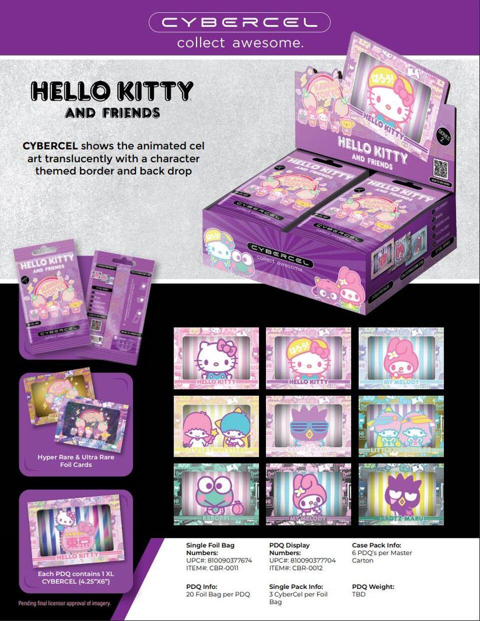 Hello Kitty And Friends Series 2 Cybercel Trading Cards