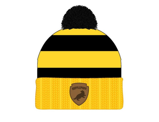 Harry Potter Hufflepuff Crest Pom Beanie