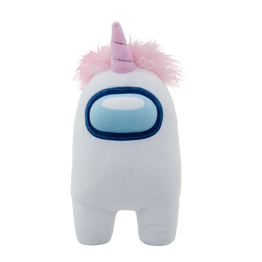 Among Us Official- 12-Inch Super-Soft Squishy Plush - White Unicorn