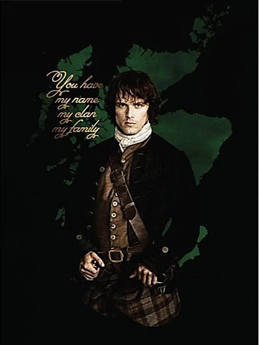 Couverture polaire Outlander de Jamie Fraser