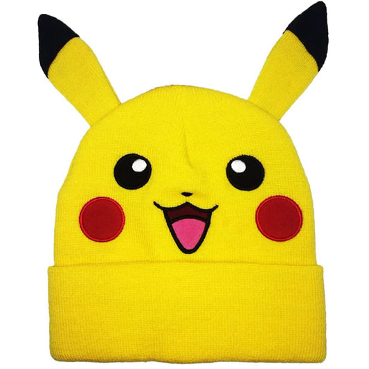 Pokemon Pikachu Knit Beanie with Ears