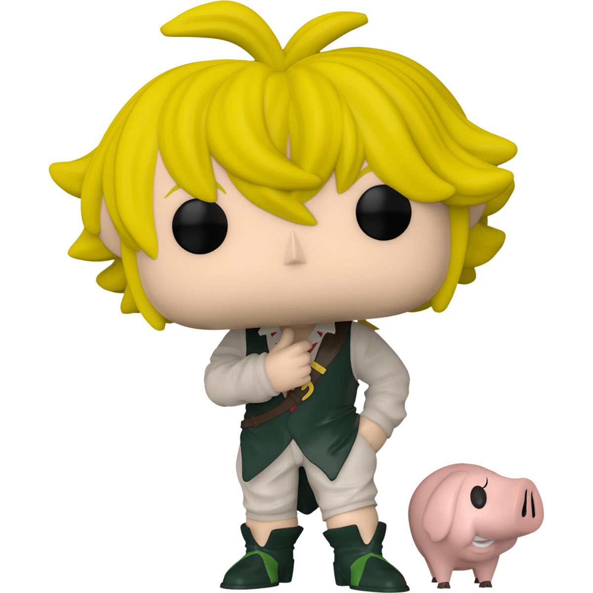 Funko Pop! Animation Buddy #1497 Seven Deadly Sins Meliodas Funko Pop! Vinyl Figure and Hawk