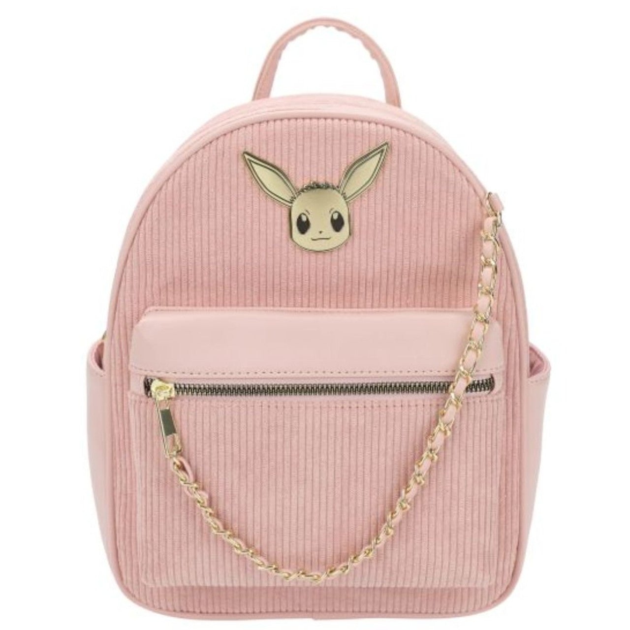 Pokemon Eevee Pink Corduroy Mini-Backpack