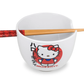 Ensemble de bols et baguettes à ramen Hello Kitty