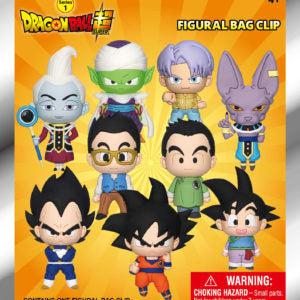 Dragon Ball Z Series 1 3D Figural Foam Bag Clip Blind Bag Collection