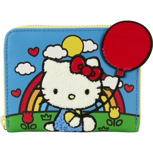 Hello Kitty Loungefly 50th Anniversary Chenille Zip Around Wallet