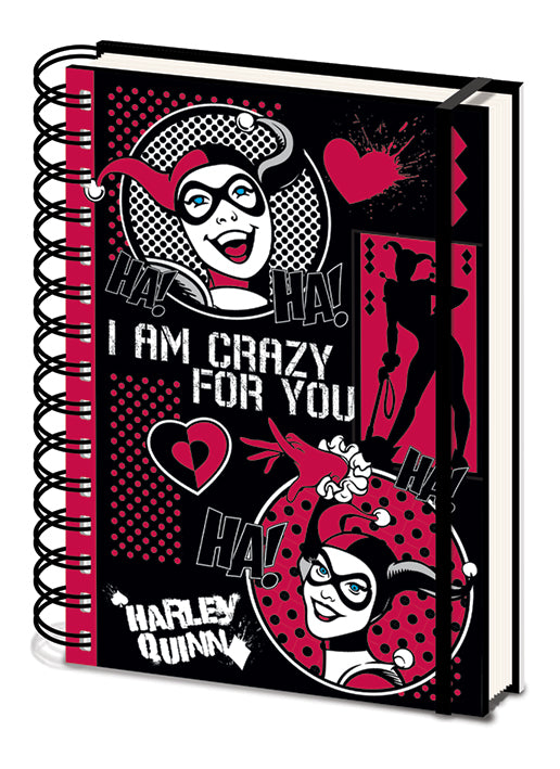 Carnet Harley Quinn Je suis fou de toi