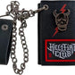 Stranger Things Hellfire Club Metal Badge And Screen Print Chain Wallet