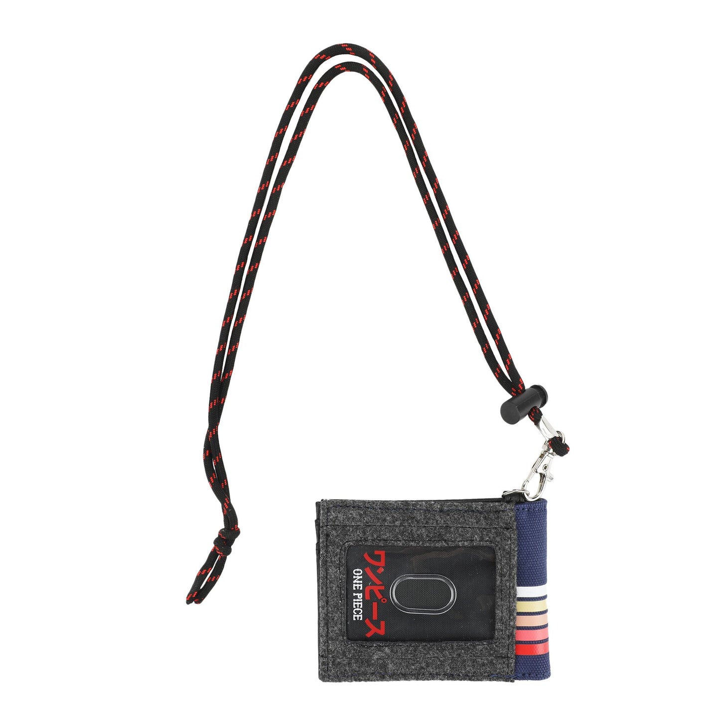 One Piece Logo Bifold Wallet with Corded Lanyard