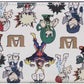 My Hero Academia Chibi Characters Womens Zip Around Wallet