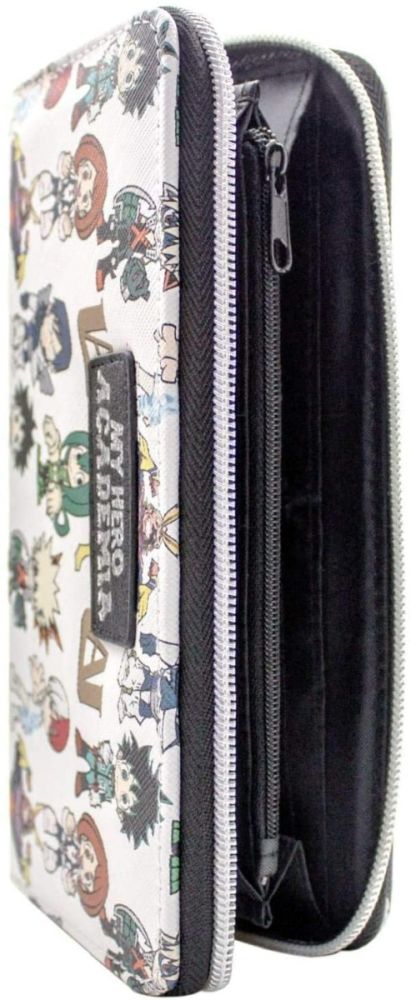 My Hero Academia Chibi Characters Womens Zip Around Wallet