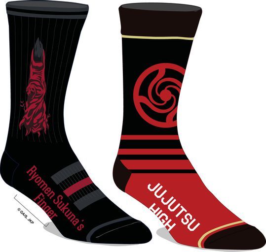 Jujutsu Kaisen 2 Pack Crew Socks