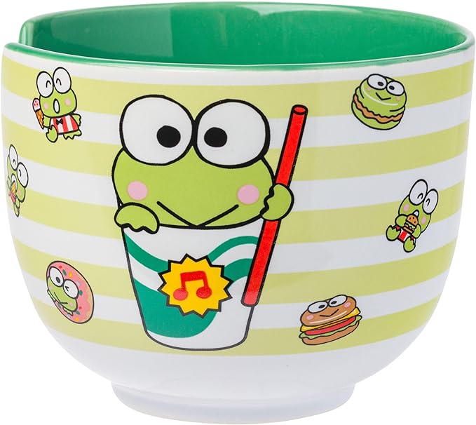 Sanrio Keroppi Foodie 20oz Ramen Bowl & Chopsticks