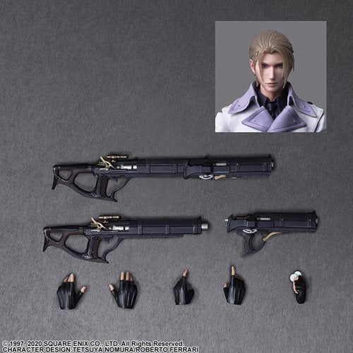 Final Fantasy VII Remake Rufus Shinra Play Arts Kai Figurine articulée