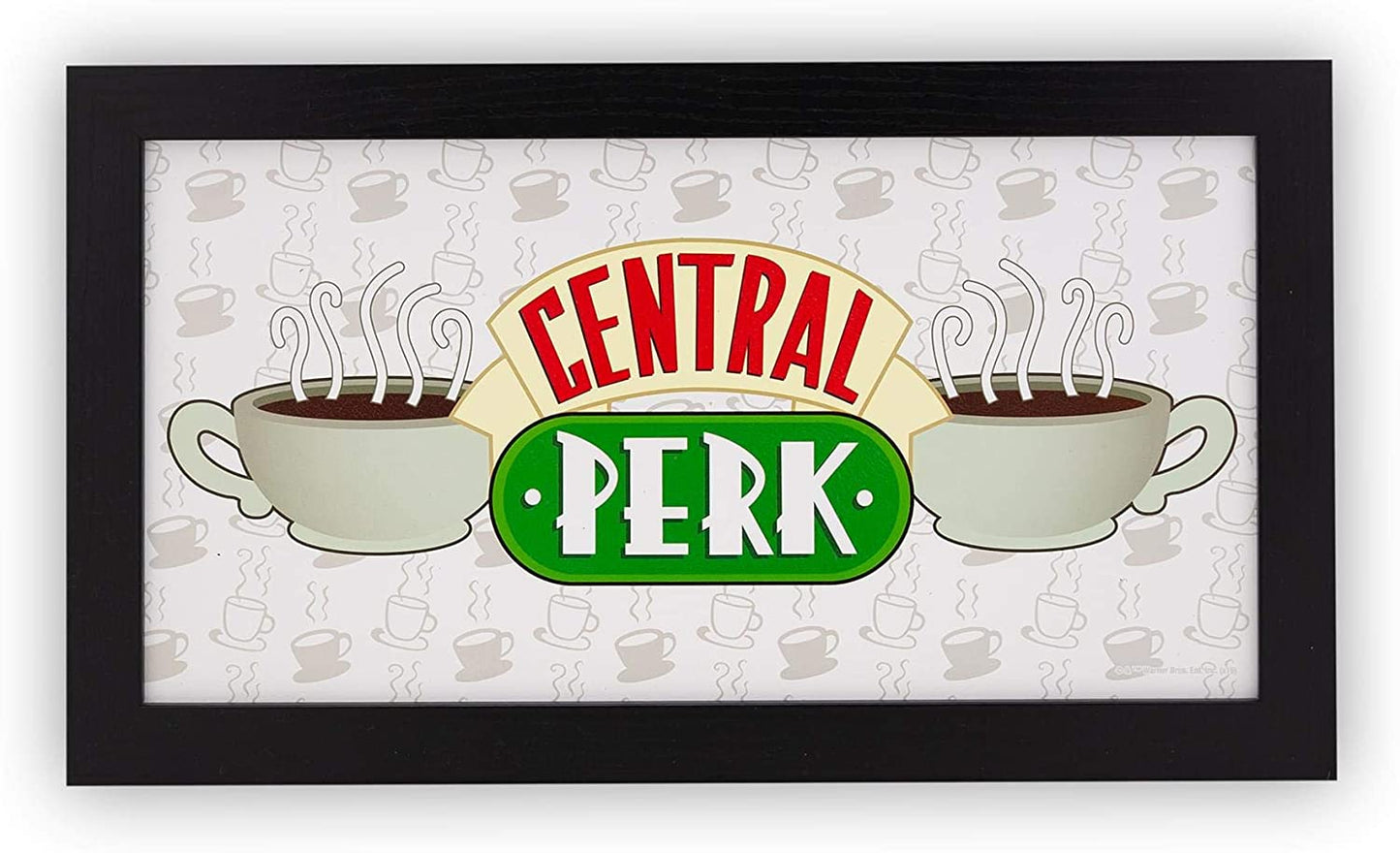 Central Perk 10" x 18" Art mural encadré Amis