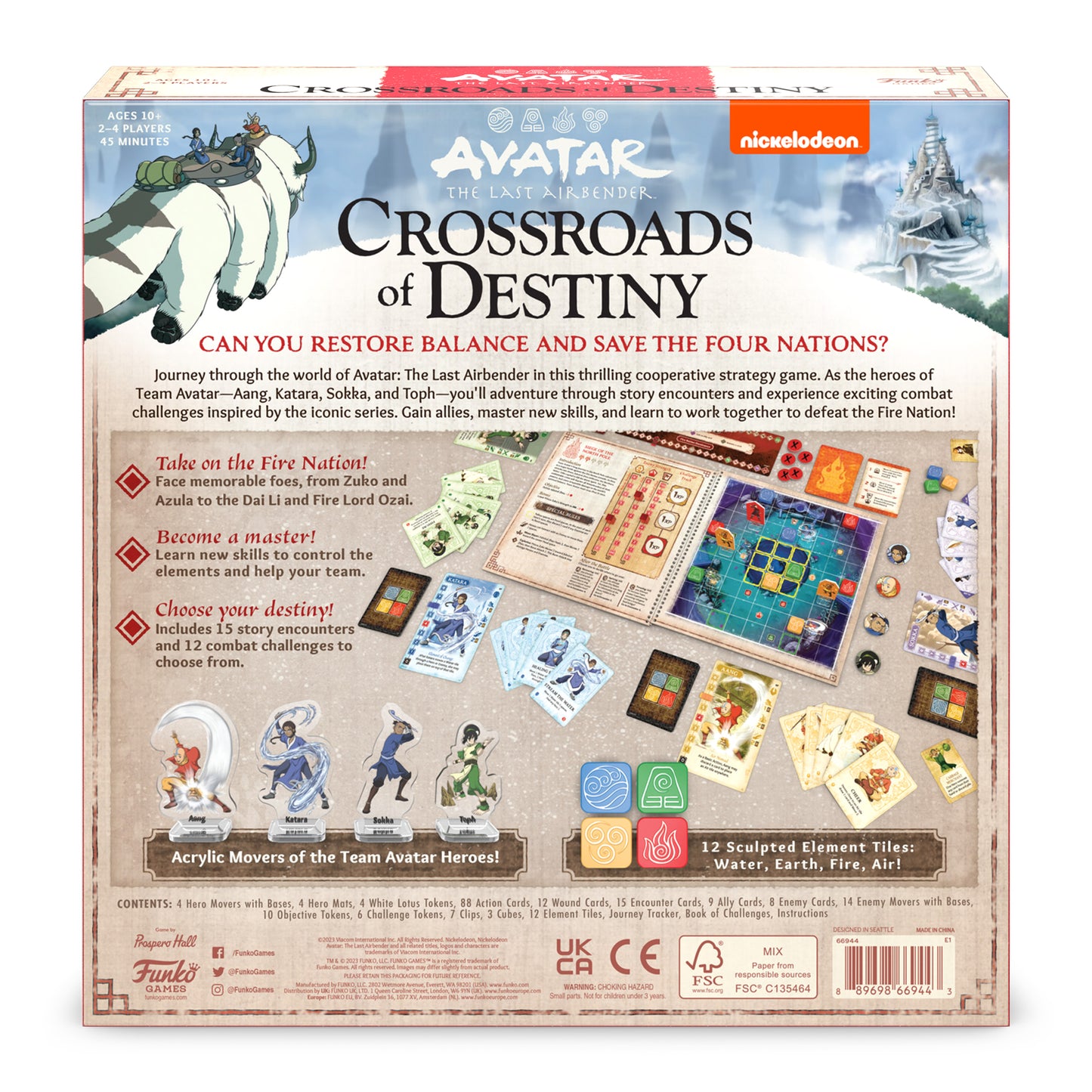 Avatar The Last Airbender Crossroads of Destiny Board Game