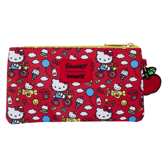 Hello Kitty 50th Anniversary Loungefly Nylon Pouch Wristlet