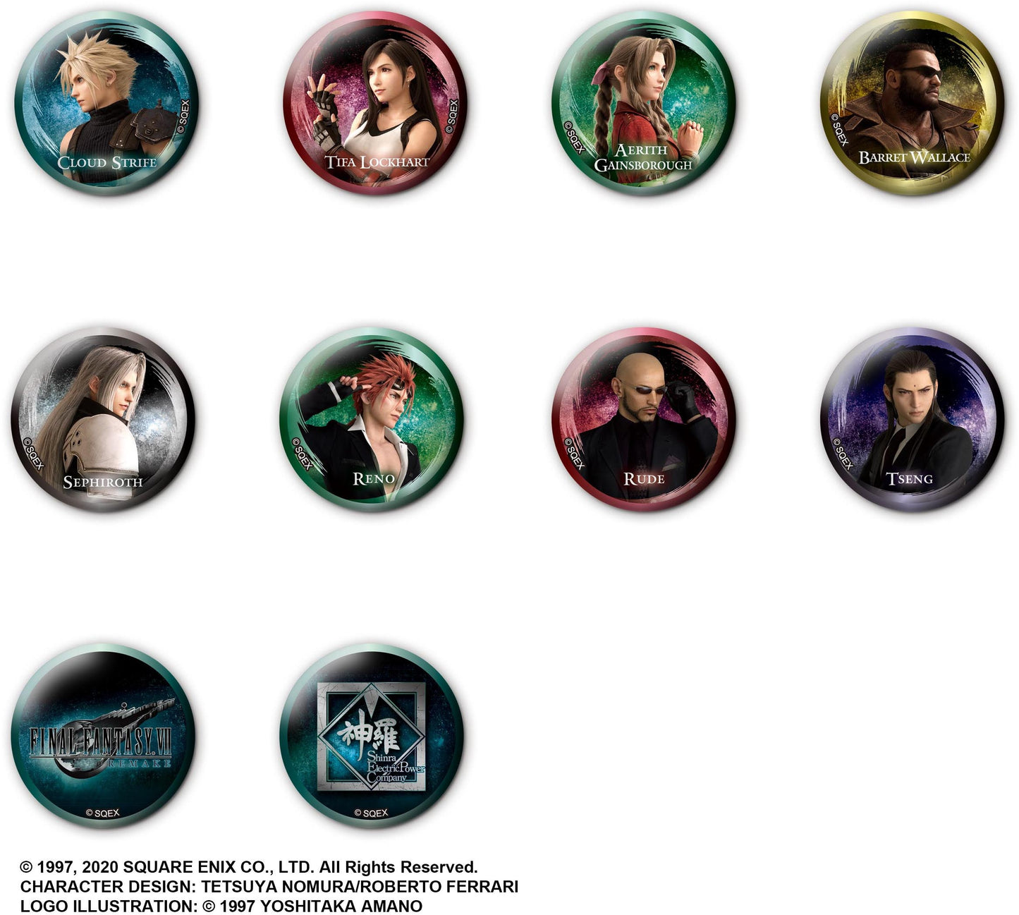 Final Fantasy VII Remake: Can Badge Collection