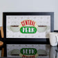 Central Perk 10" x 18" Art mural encadré Amis