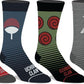 Naruto Shippuden Collection Icons 6-Pair Casual Crew Socks