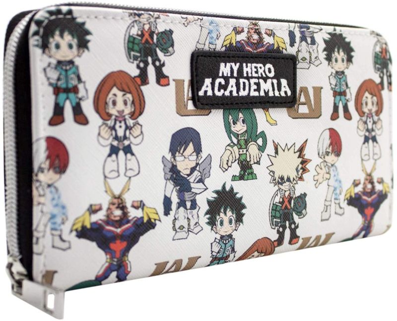 My Hero Academia Chibi Characters Womens Zip Around Wallet