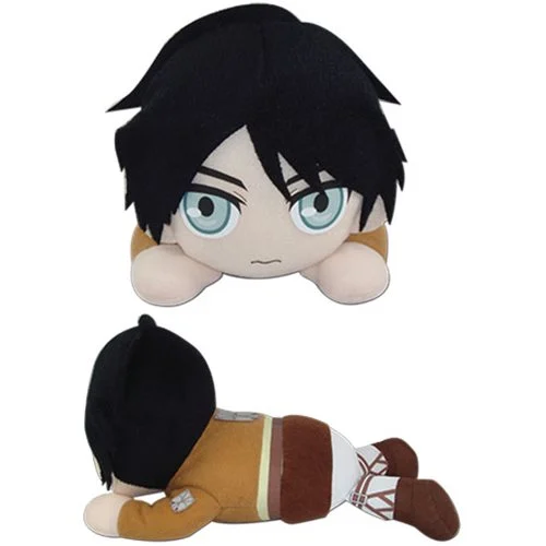 L'Attaque des Titans Eren Couché Posture 20,3 cm en peluche