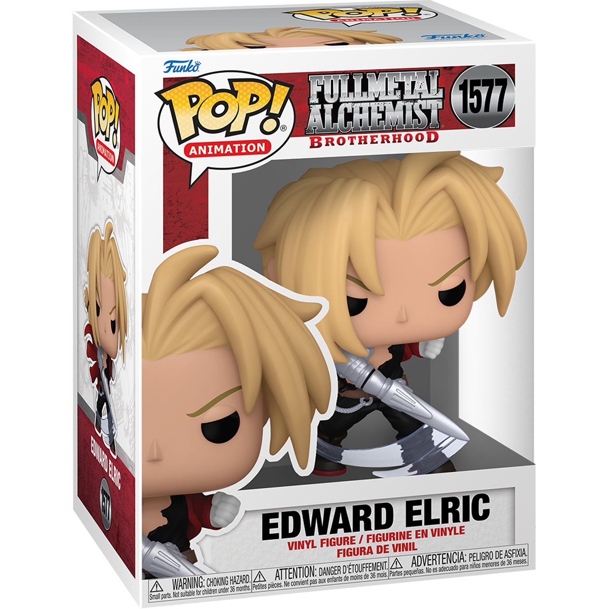 Funko Pop! Fullmetal Alchemist: Brotherhood Edward Elric with Blade Vinyl Figure #1577