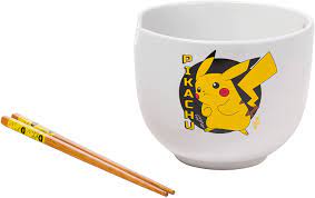 Ensemble bol et baguettes Ramen Pokémon Pikachu