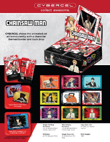 Chainsaw Man Cybercel Trading Cards Series 1 - One Variation Chosen at Random