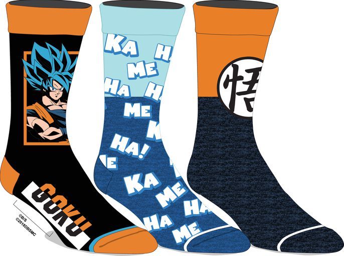 Dragon Ball Z 3-Pack Crew Socks