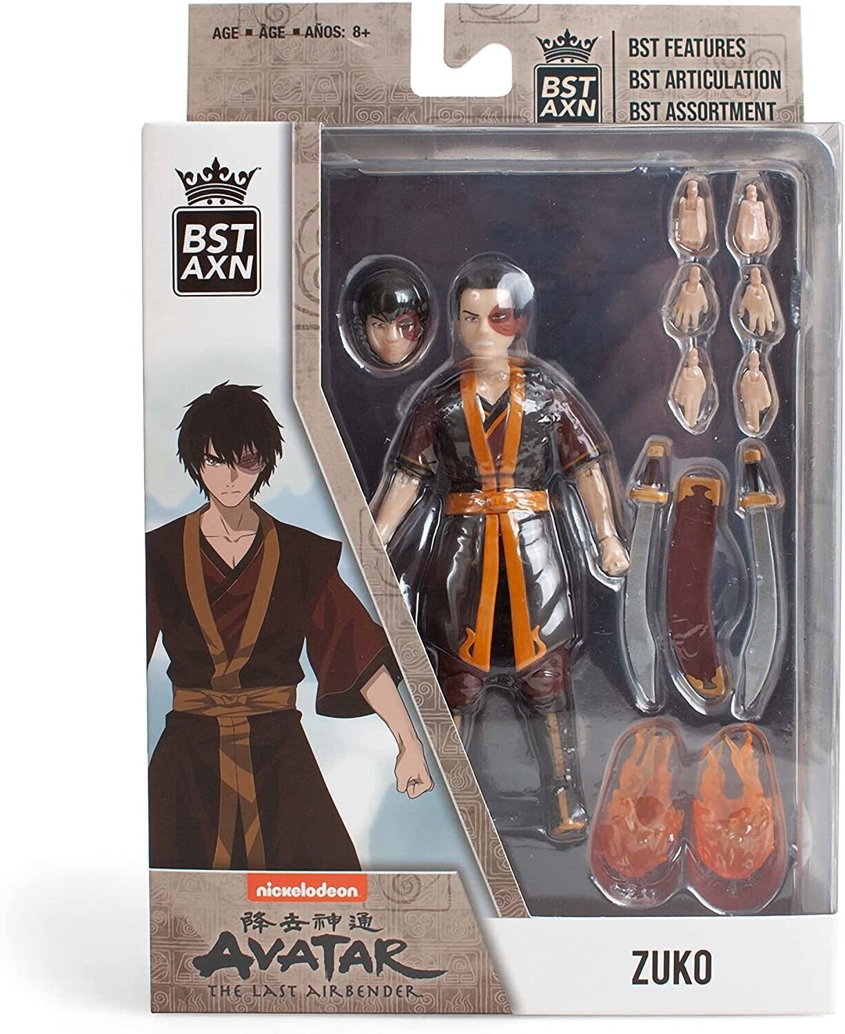 Avatar : Le dernier maître de l'air Zuko BST AXN 5" Figurine