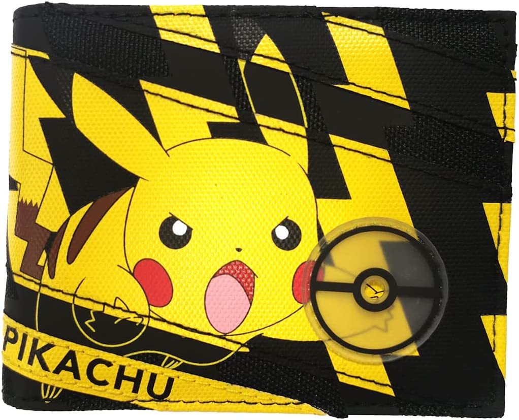 Pokemon Pikachu in Action Electric Bifold Wallet