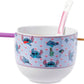 Lilo and Stitch Waves 20oz Ceramic Ramen Bowl with Chopsticks and Spoon