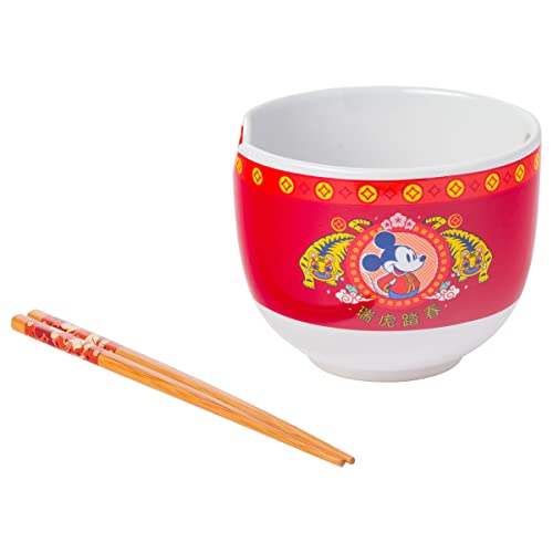 Mickey Mouse Year of the Tiger Ramen Bowl & Chopsticks Set