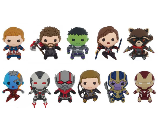 Marvel Avengers End Game Porte-clés en mousse 3D Collection de boîtes aveugles