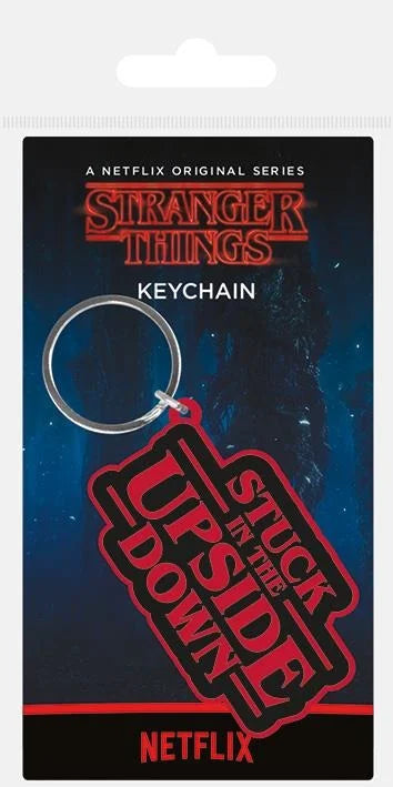 Stranger Things Stuck in the Upside Down Keychain